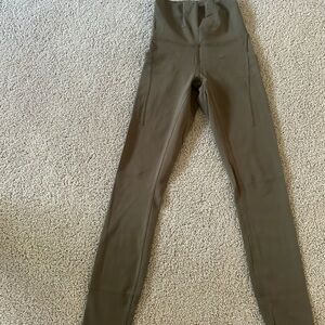 lululemon athletica Olive Green High-Rise Leggings